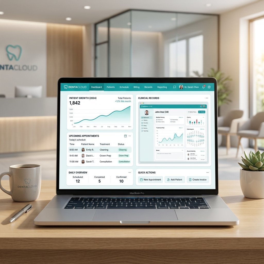 DentaSoft Dashboard Mockup